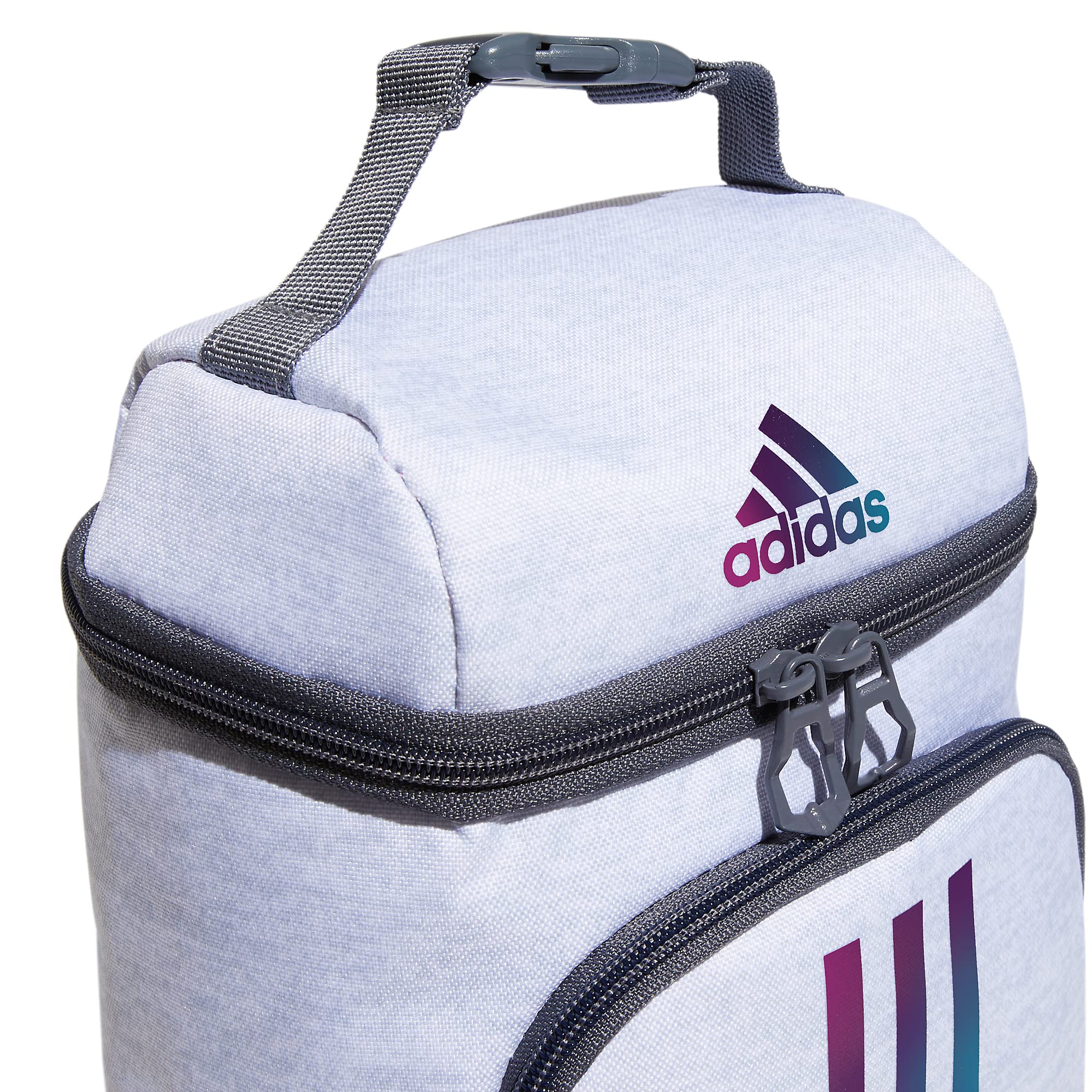 Foto 4 pulgar | Bolsa De Almuerzo Adidas Excel 2 Con Aislamiento, Color Blanco, Cromo Sombrío Y Gris Ónix - Venta Internacional.