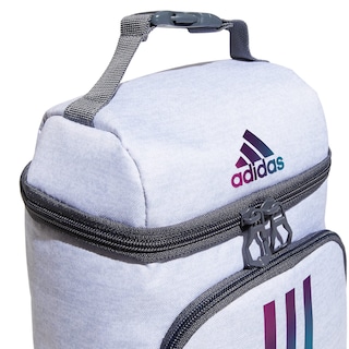 Foto 3 | Bolsa De Almuerzo Adidas Excel 2 Con Aislamiento, Color Blanco, Cromo Sombrío Y Gris Ónix - Venta Internacional.