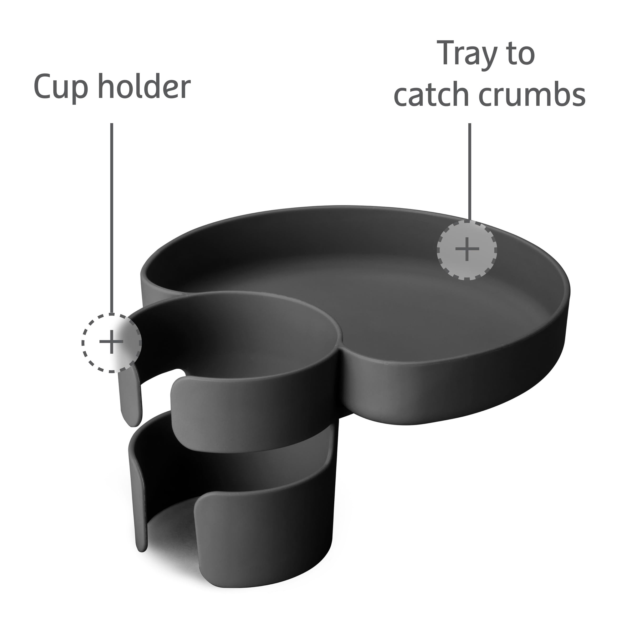 Foto 4 pulgar | Bandeja Para Asiento De Coche Munchkin Para Niños Pequeños, Viajes Por Carretera, Gris - Venta Internacional.