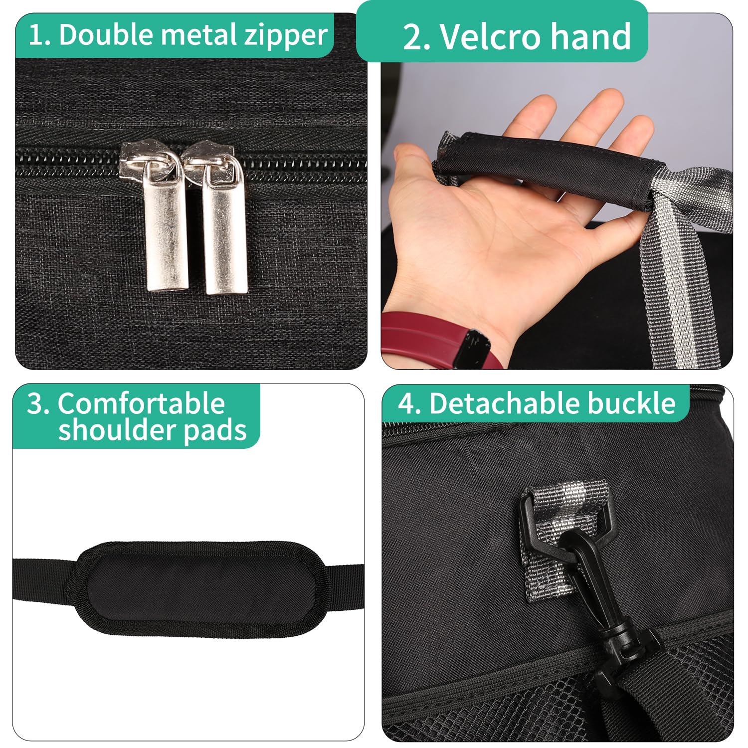 Foto 7 pulgar | Bolsa Térmica Iknoe Grande, 24 Litros, Aislante, A Prueba De Fugas, Negra, 36 Latas - Venta Internacional.