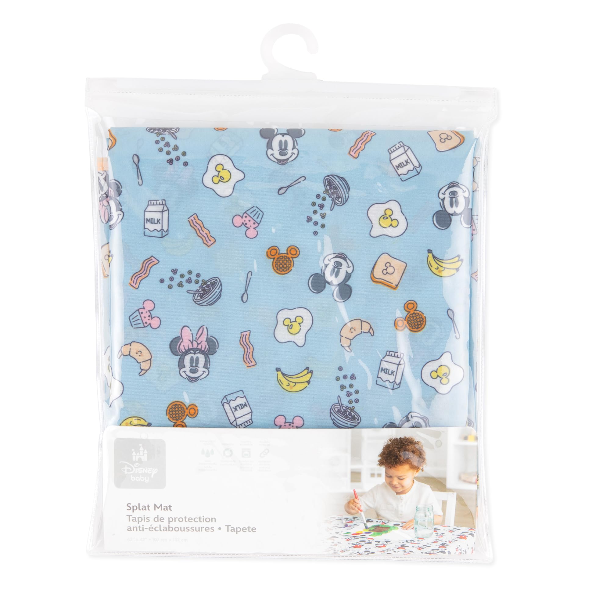 Foto 7 pulgar | Tapete Bumkins Disney Baby Mickey y Minnie Impermeable 107 x 107 cm - Venta Internacional