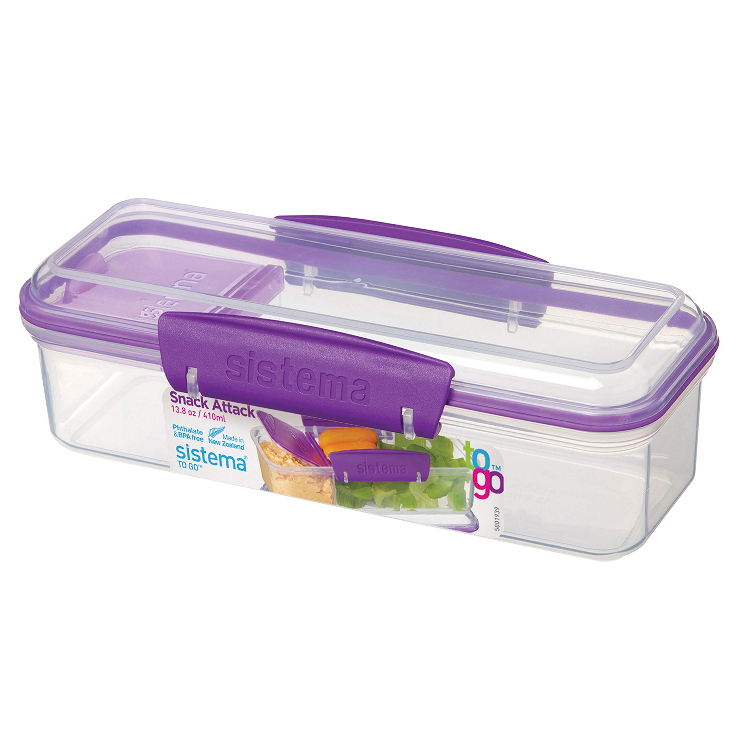 Foto 6 pulgar | Contenedor Para Aperitivos Y Salsas Sistema Snack Attack To Go, 400 Ml - Venta Internacional.