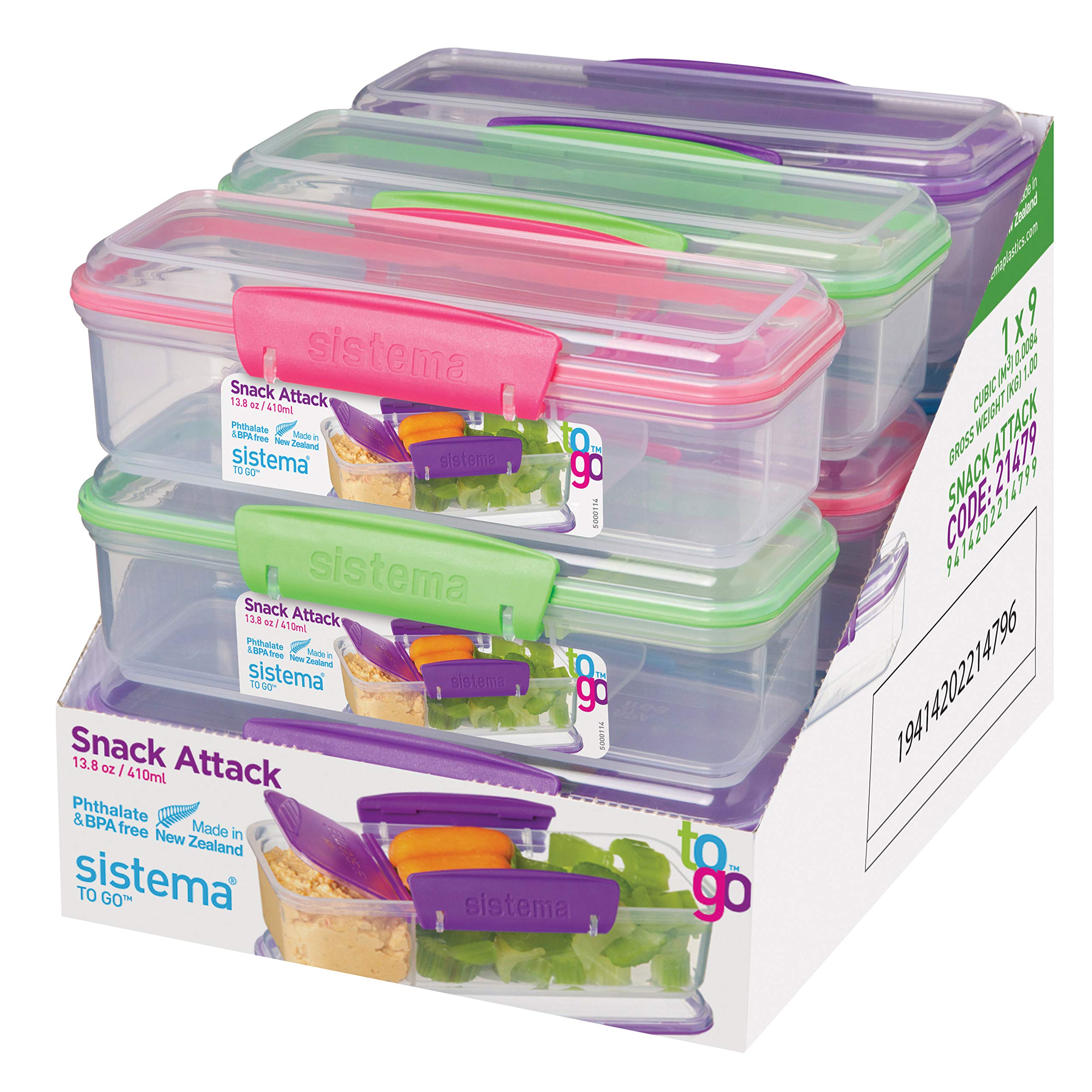 Foto 7 pulgar | Contenedor Para Aperitivos Y Salsas Sistema Snack Attack To Go, 400 Ml - Venta Internacional.