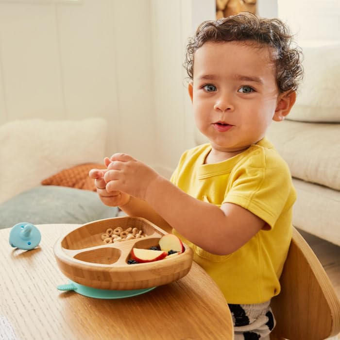 Foto 4 pulgar | Juego De Vajilla Munchkin Bambou Con Ventosa Dividida Y 2 Tazas - Venta Internacional.