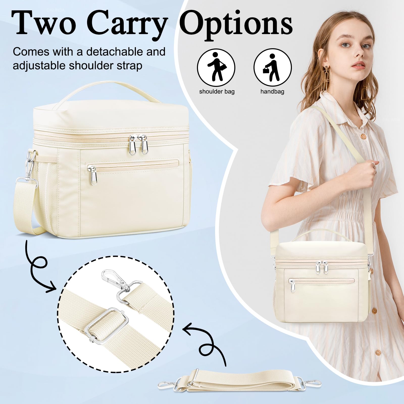 Foto 4 | Lonchera Aislante Dalinda Para Mujeres Y Hombres, 8 L, Resistente Al Agua - Venta Internacional.