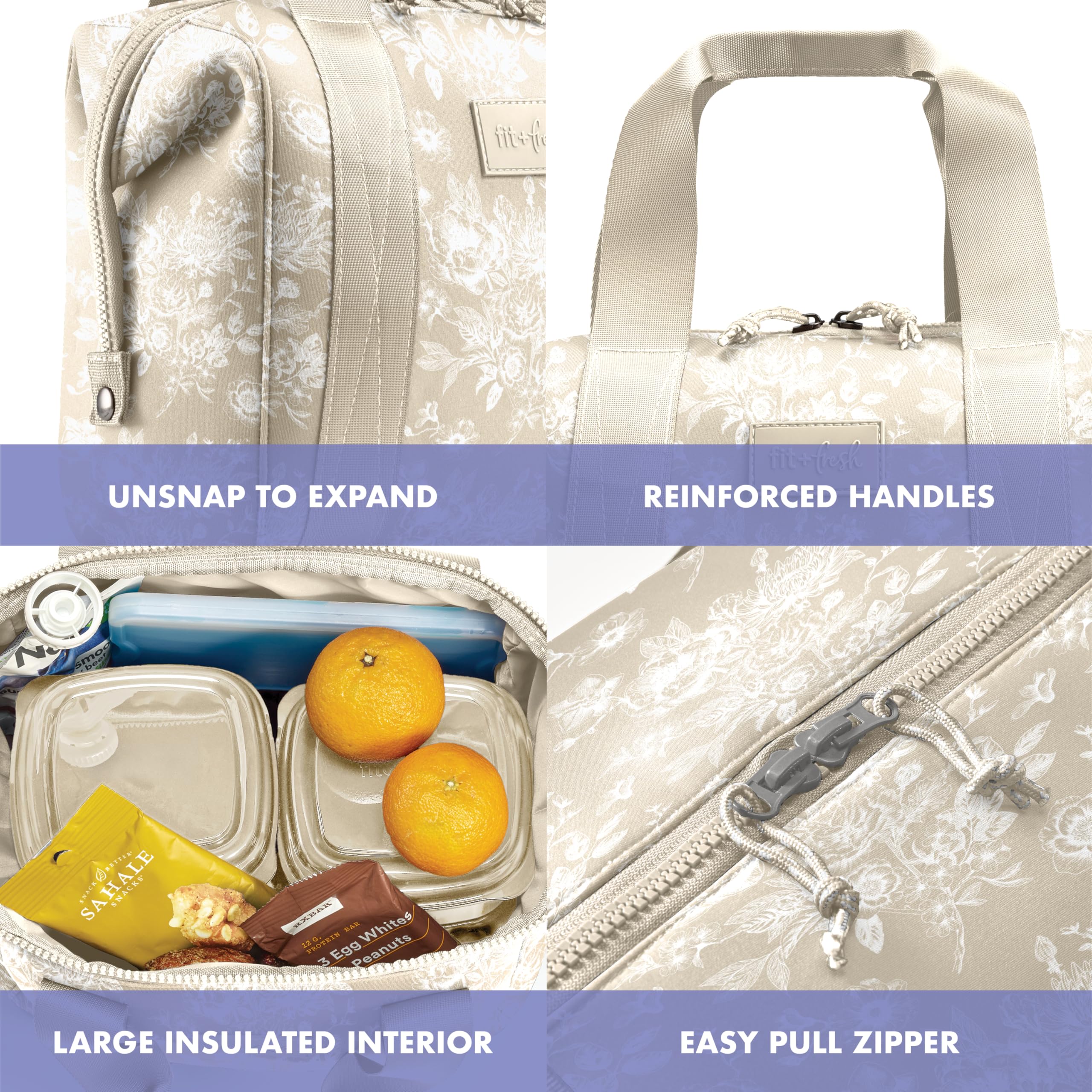 Foto 4 pulgar | Bolsa De Almuerzo Fit & Fresh De Neopreno Remi Para Mujer Con Contenedores - Venta Internacional.