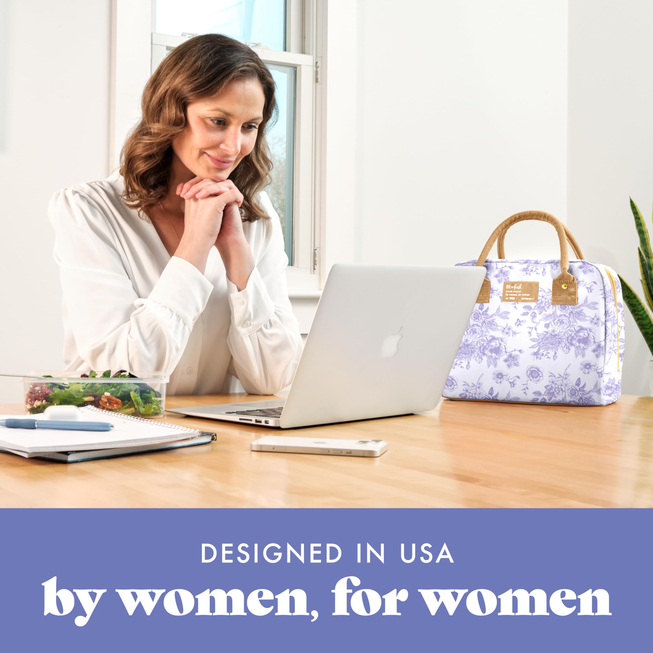 Foto 7 pulgar | Bolsa De Almuerzo Fit & Fresh Bloomington Para Mujer Con Contenedores - Venta Internacional.