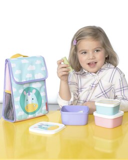 Foto 4 | Lonchera Skip Hop Zoo Con Aislamiento De Unicornio - Venta Internacional.