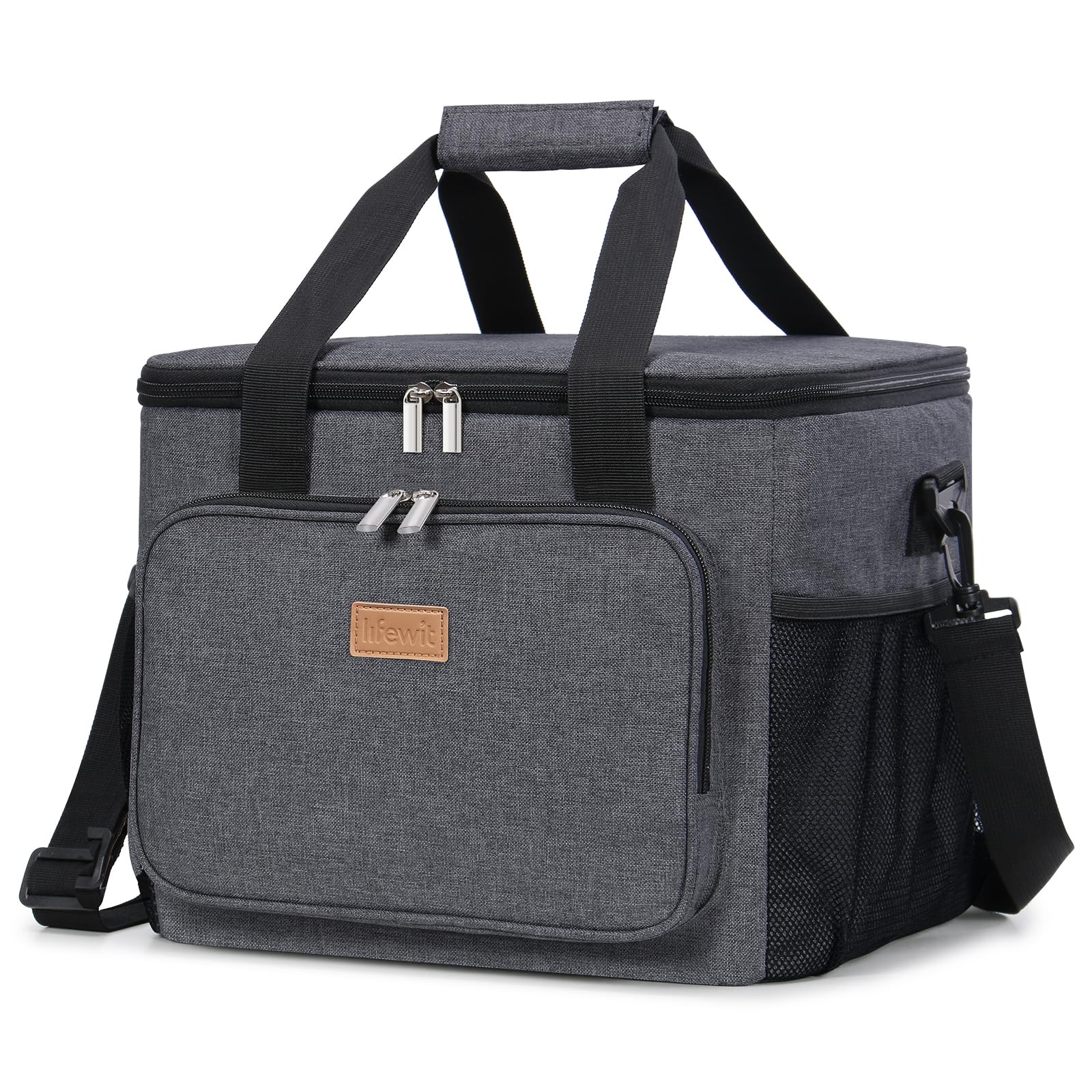Foto 2 pulgar | Bolsa Térmica Lifewit, Plegable, Aislante, 24 Litros, Gris Oscuro, 40 Latas - Venta Internacional.
