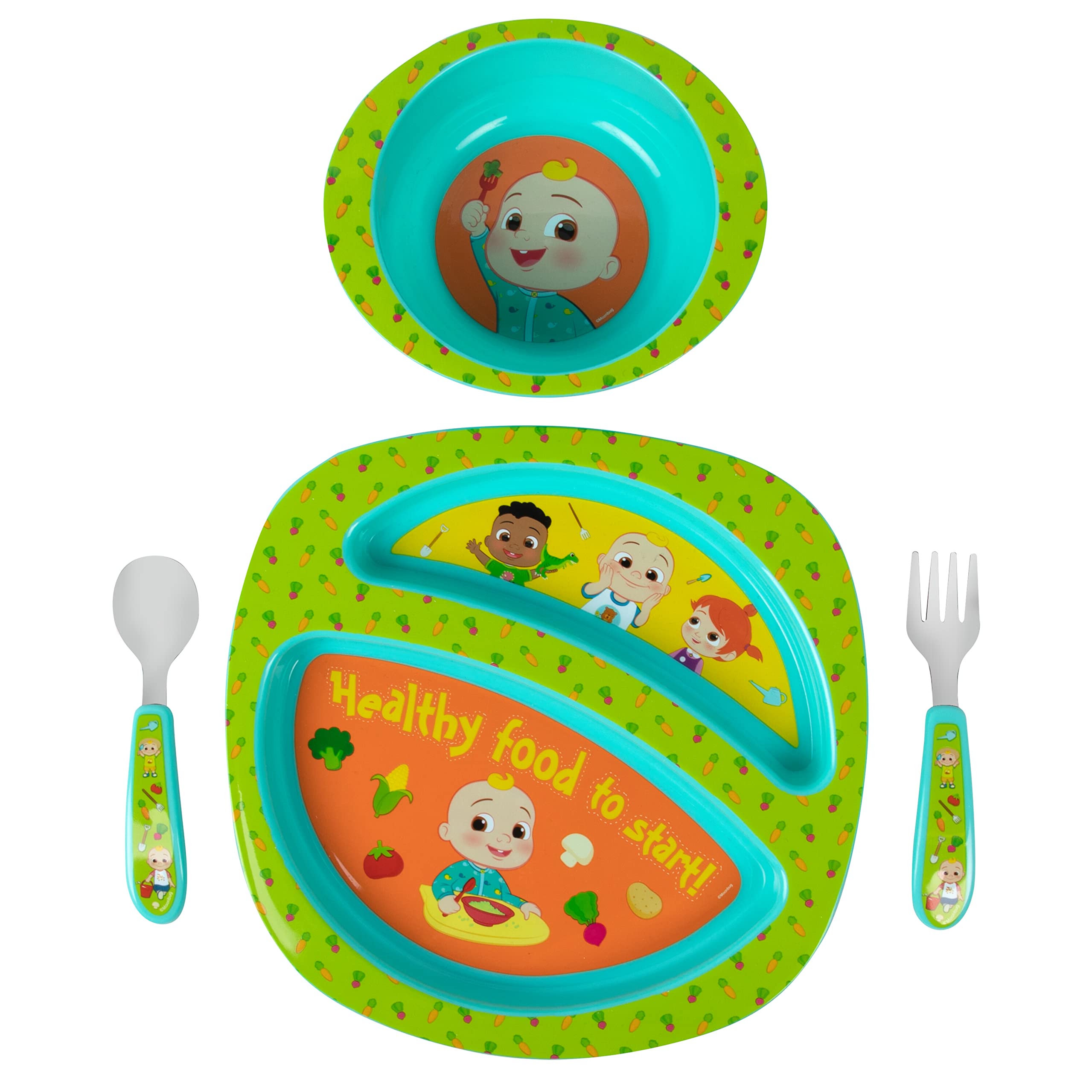 Foto 2 pulgar | Juego De Vajilla The First Years Cocomelon Toddler De 4 Piezas - Venta Internacional.