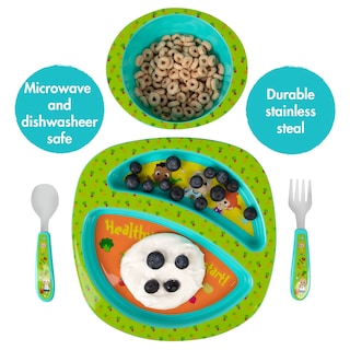 Foto 2 | Juego De Vajilla The First Years Cocomelon Toddler De 4 Piezas - Venta Internacional.