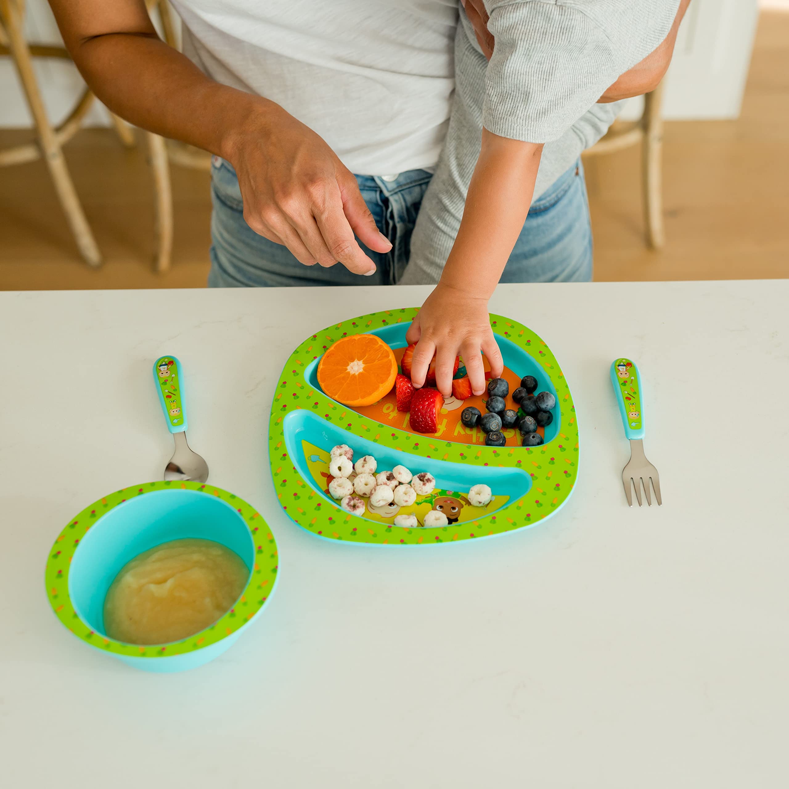 Foto 6 | Juego De Vajilla The First Years Cocomelon Toddler De 4 Piezas - Venta Internacional.