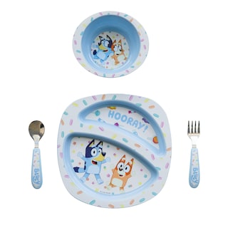 Foto 1 | Juego De Vajilla Para Niños Pequeños The First Years Bluey De 4 Piezas - Venta Internacional.