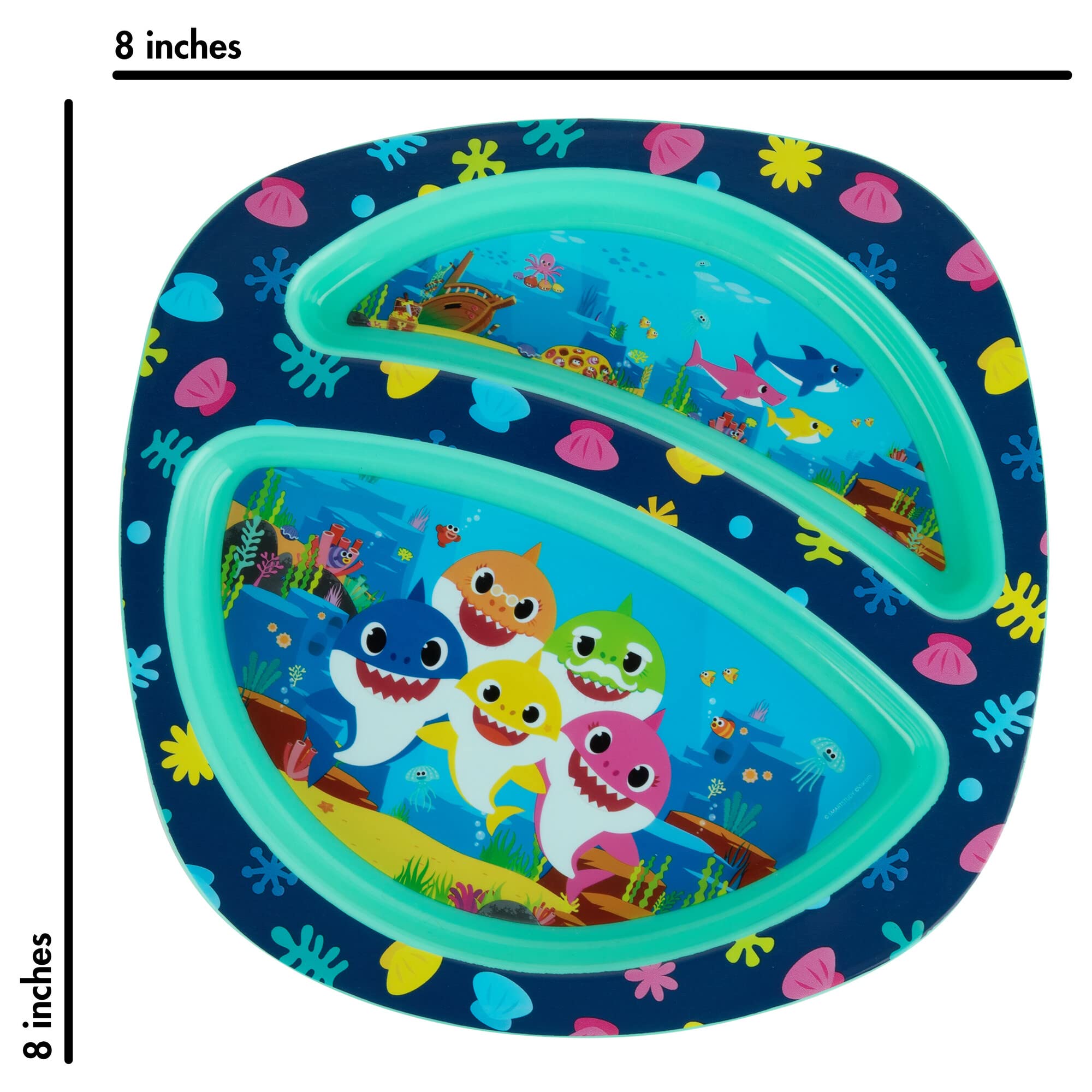 Foto 5 pulgar | Juego De Vajilla The First Years Baby Shark, 4 Piezas, Azul - Venta Internacional.