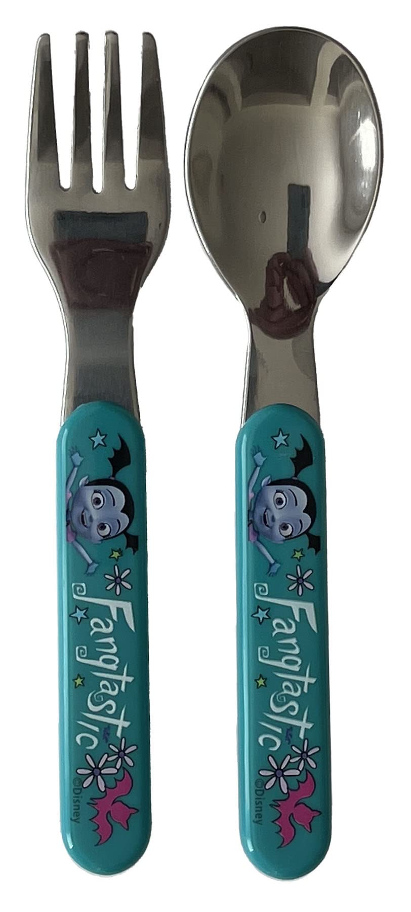 Juego De Cubiertos Para Niños Zak Designs Vampirina, 7 Piezas, Color Lavanda - Venta Internacional.