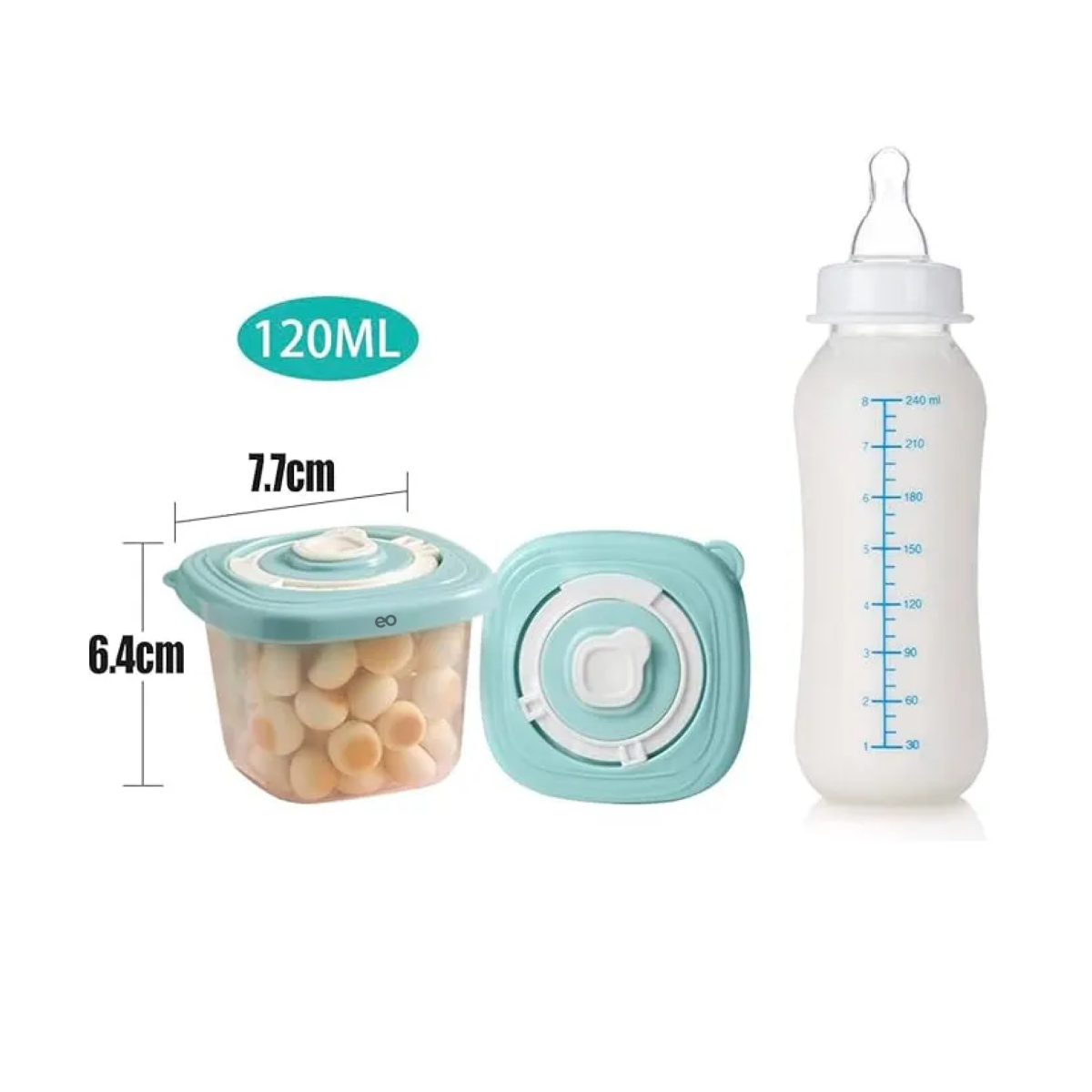 Foto 3 pulgar | Juego De 6 Contenedores De Alimentos Para Bebes Eo Safe Imports Esi-18942 Multicolor