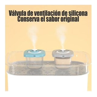Foto 3 | Juego De 6 Contenedores De Alimentos Para Bebes Eo Safe Imports Esi-18942 Multicolor