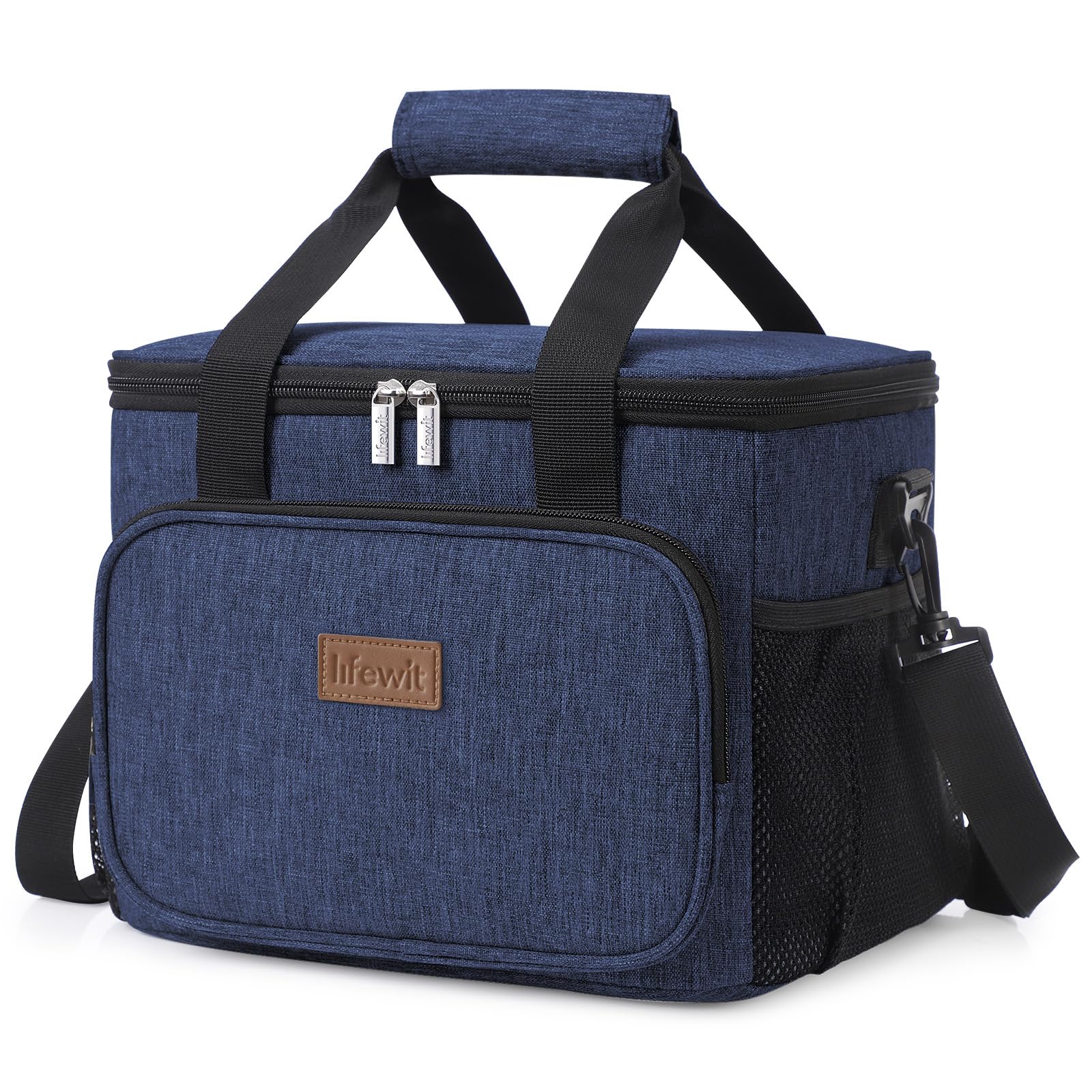 Lonchera Lifewit, Grande, Aislante, 15 L, Oscura  - Venta Internacional.