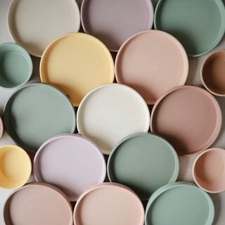 Foto 7 | Plato Mushie de Silicona-Venta Internacional