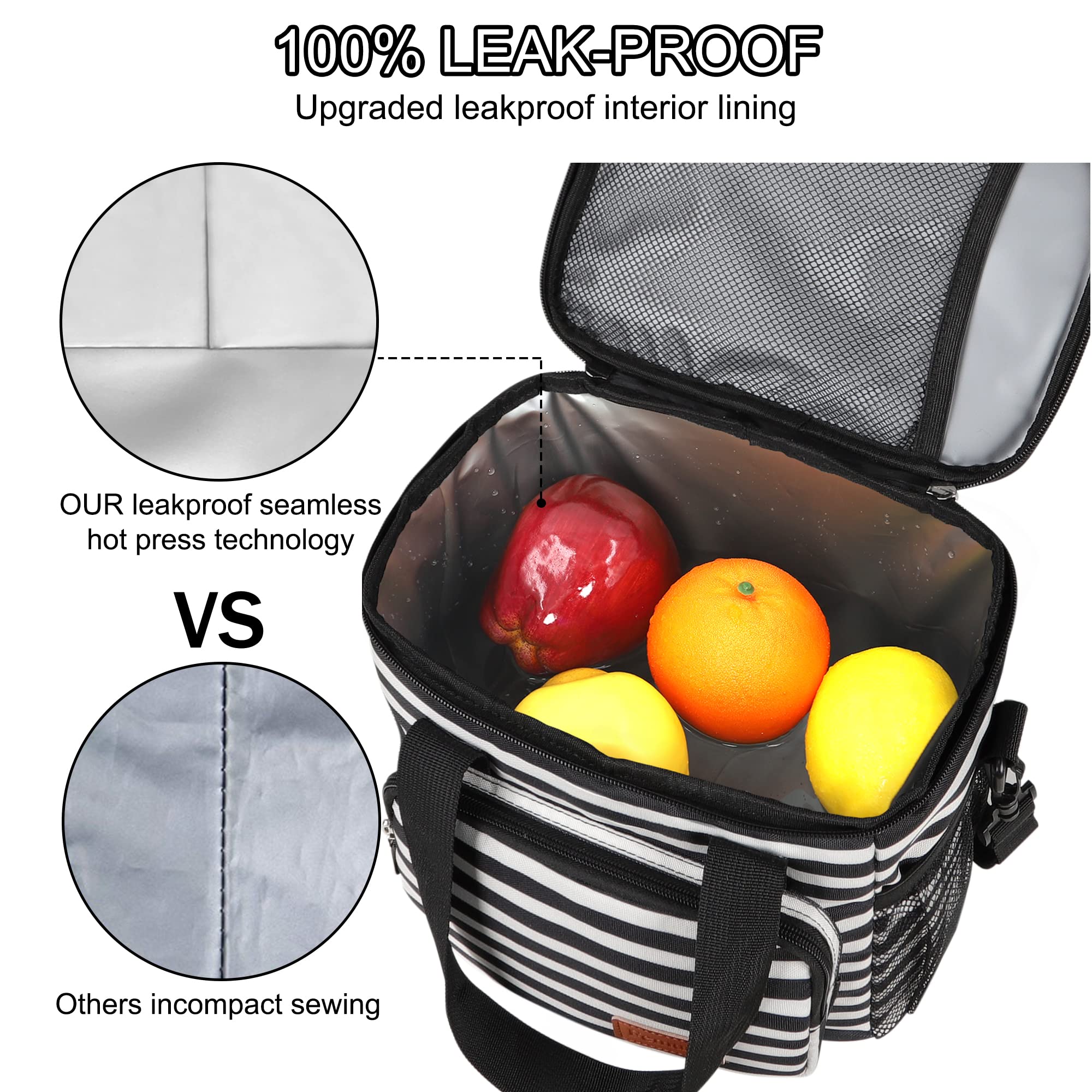 Foto 5 pulgar | Bolsa De Almuerzo Femuar Con Aislamiento Para Trabajo, Oficina, Pícnic, 8,5 L, 15 L - Venta Internacional.