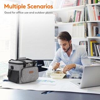 Foto 7 | Lonchera Lifewit, Grande, Aislante, 15 L, Color Morado - Venta Internacional.