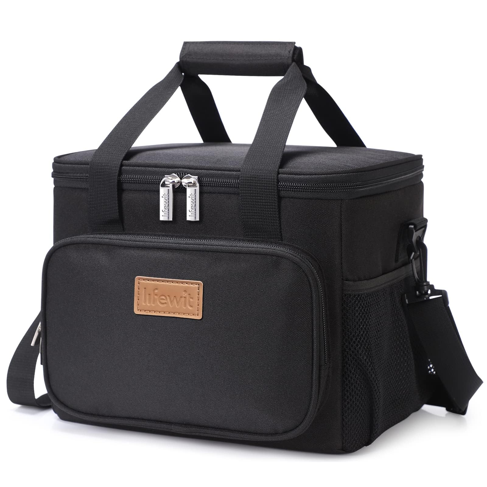 Foto 1 | Lonchera Lifewit, Grande, Aislante, 9 Litros, 12 Latas, Negra - Venta Internacional.