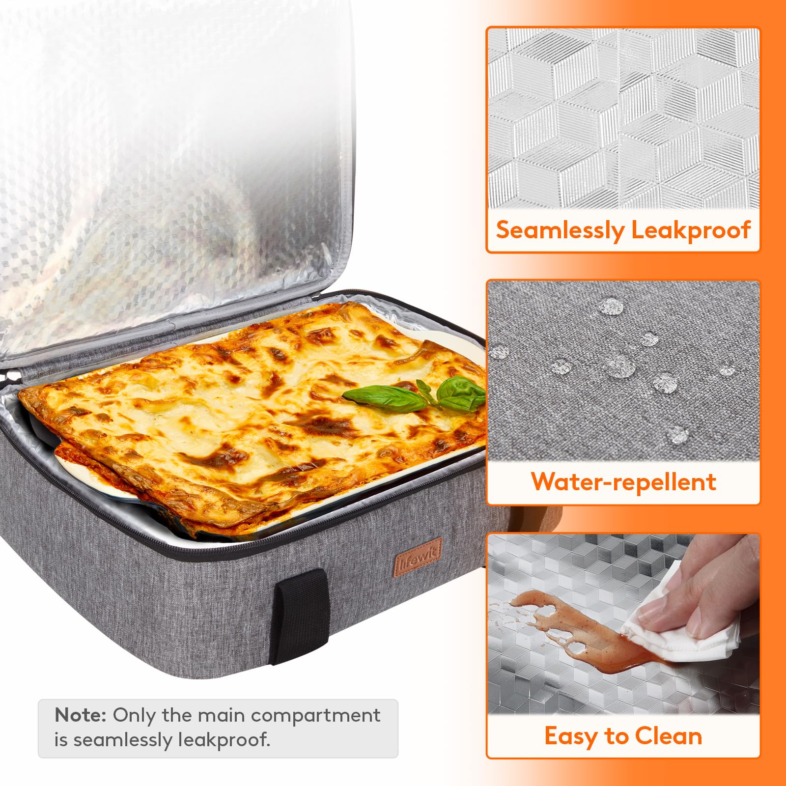 Foto 6 pulgar | Cacerola Aislante Lifewit Para Comida Fría Y Caliente, 9 X 13 Cm - Venta Internacional.