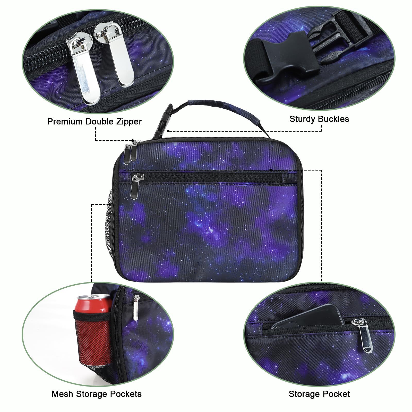 Foto 5 pulgar | Lonchera Infantil Para Niños Y Niñas, Lonchera Aislante Y Duradera, Lonchera Infantil Para School Star - Venta In