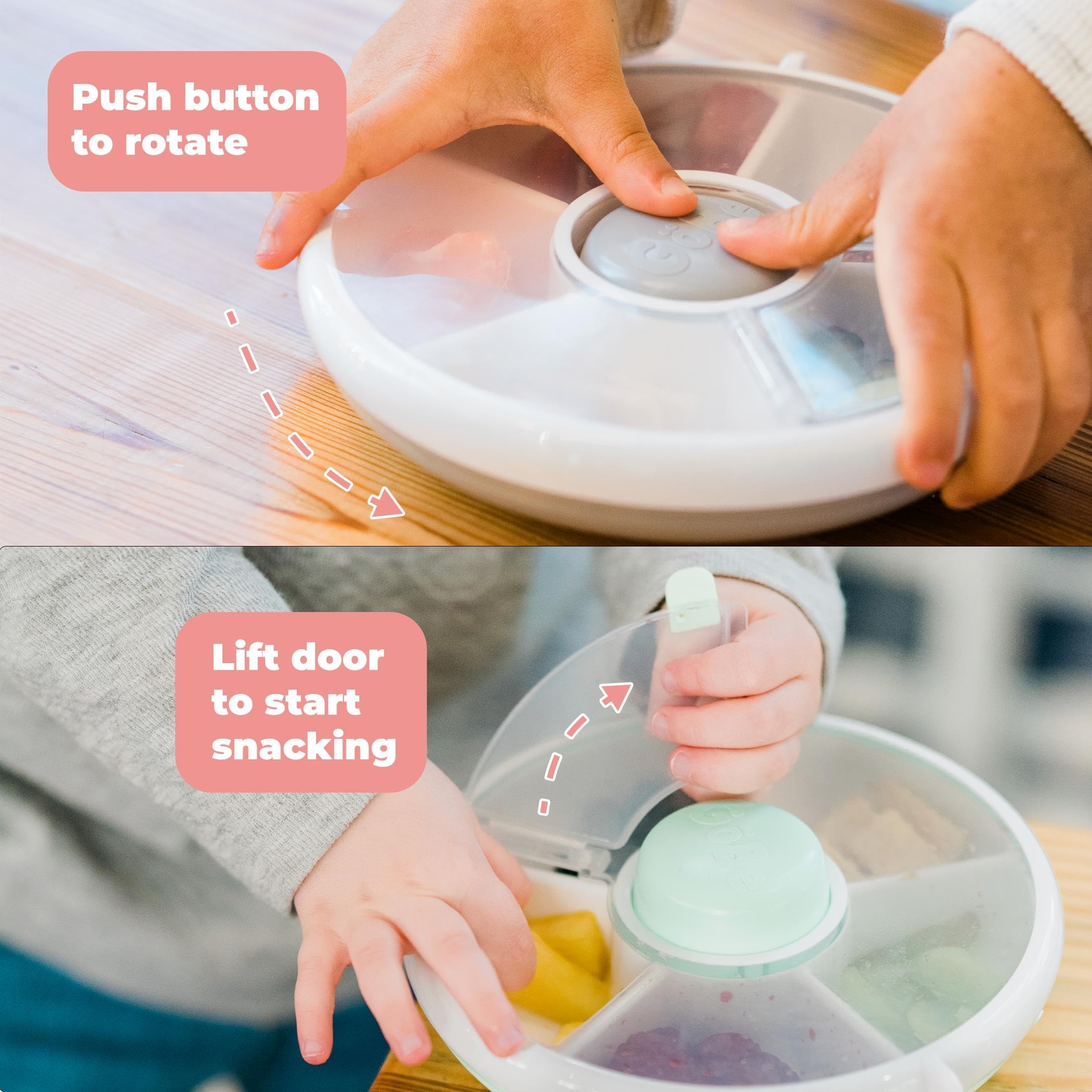 Foto 5 pulgar | Snack Spinner Gobe Kids Original Con Correa De Mano Y Pegatina - Venta Internacional.