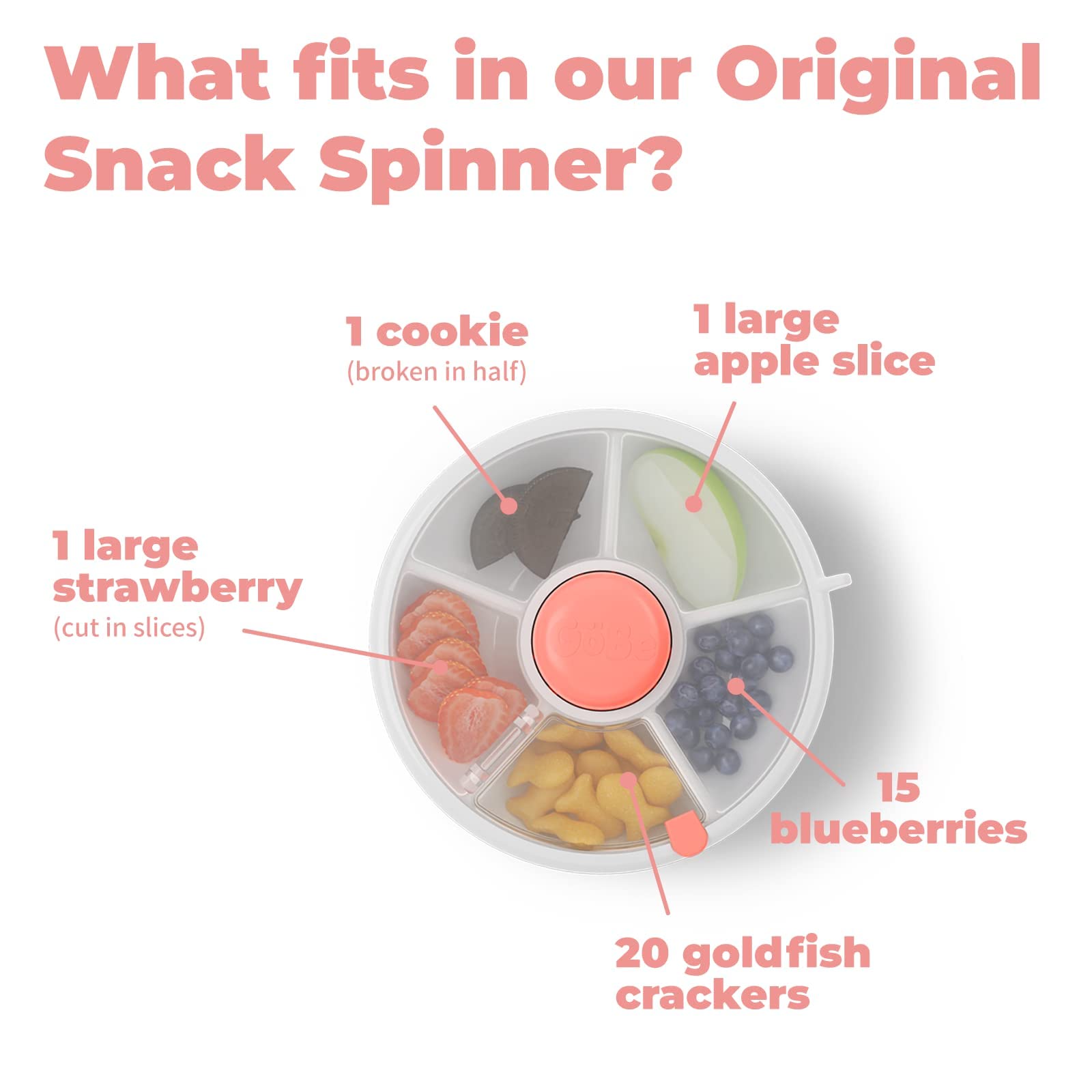 Foto 7 pulgar | Snack Spinner Gobe Kids Original Con Correa De Mano Y Pegatina - Venta Internacional.
