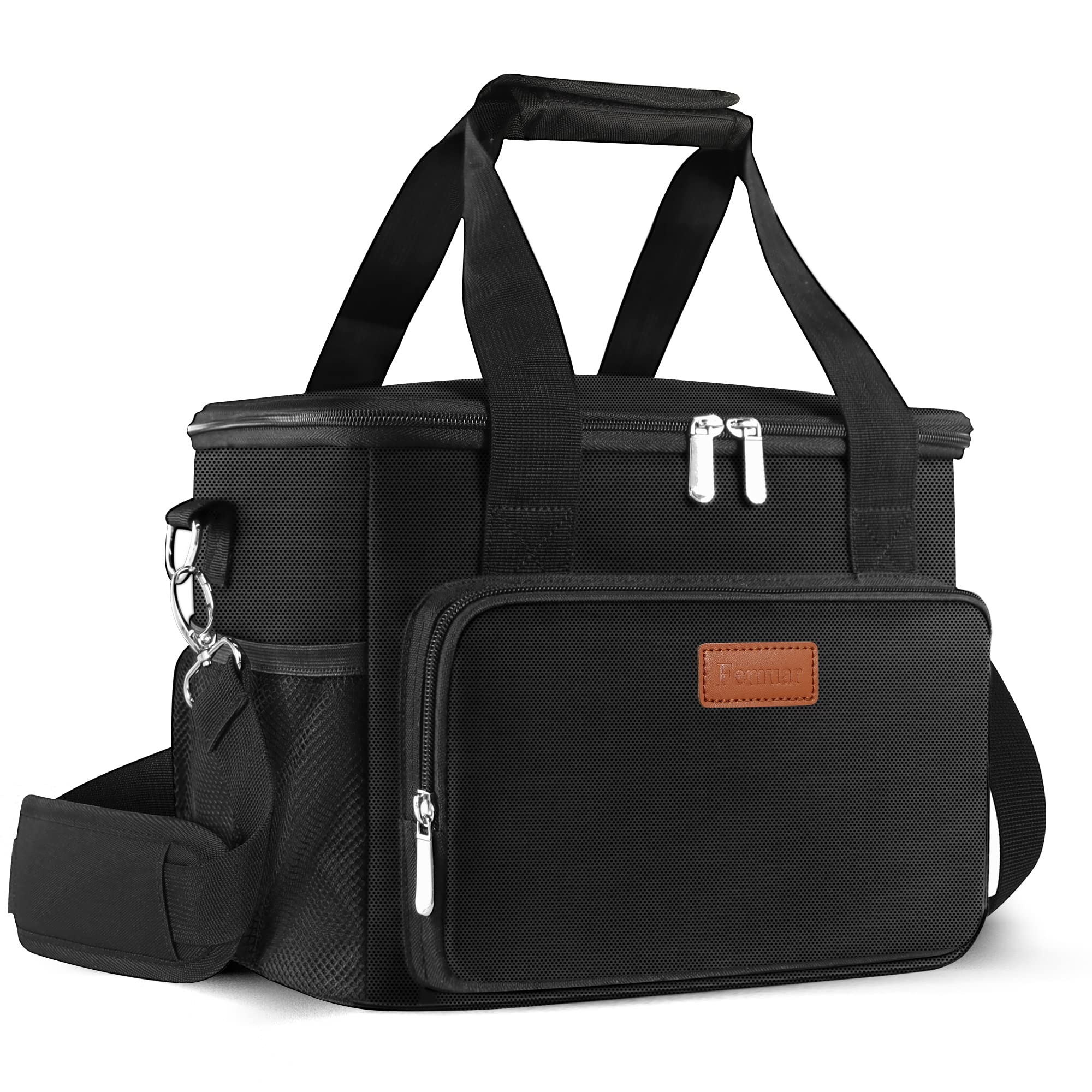 Foto 2 pulgar | Bolsa De Almuerzo Femuar Con Aislamiento De 15 Litros Para Adultos, Color Negro - Venta Internacional.