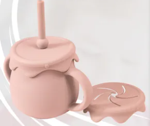 Foto 4 pulgar | Juego Xtellar Plato,vaso Y Cubiertos De Silicon Bebe Niño/niña
