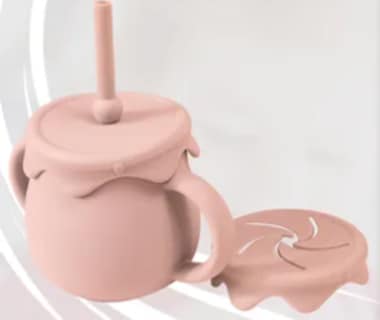 Foto 3 | Juego Xtellar Plato,vaso Y Cubiertos De Silicon Bebe Niño/niña