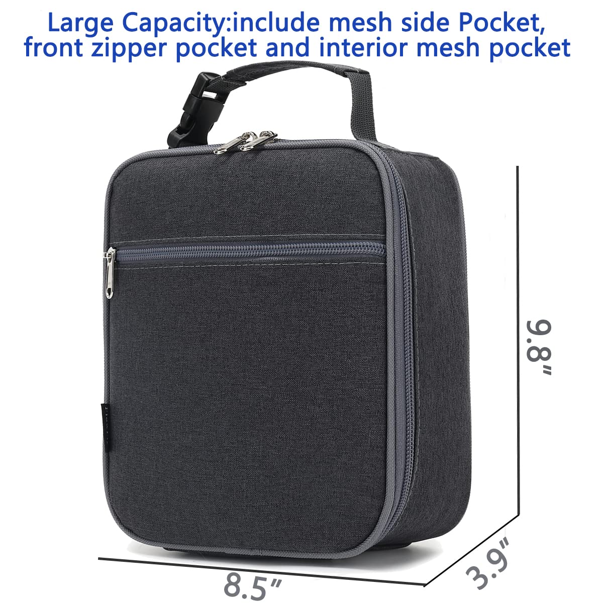 Foto 4 pulgar | Lonchera Flowfly Kids, Bolsa Blanda Aislante Oscura Para La Escuela - Venta Internacional.