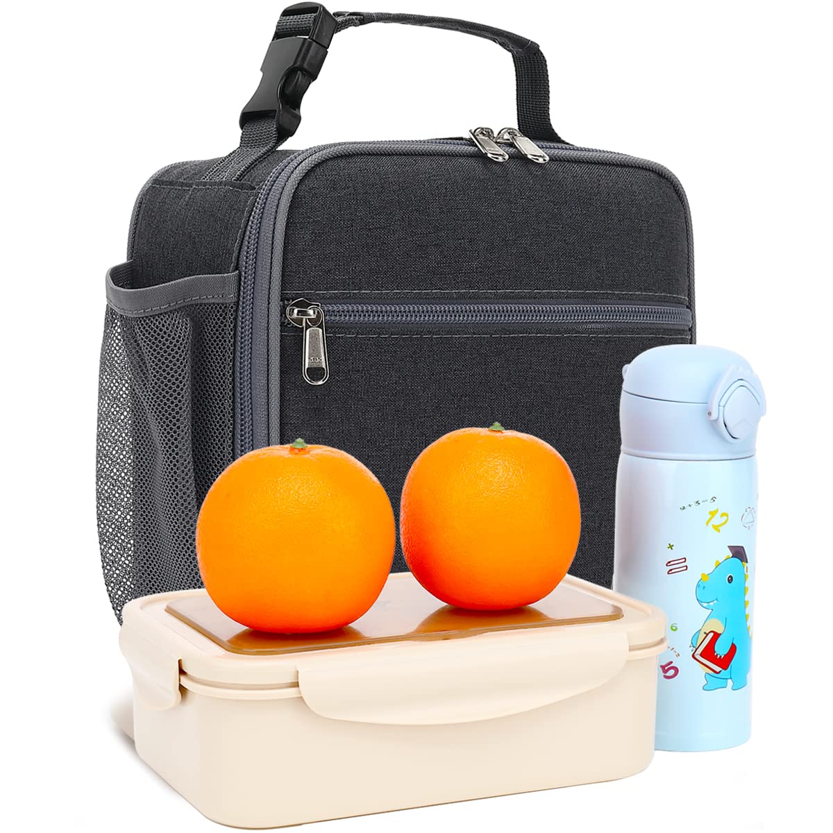 Foto 6 | Lonchera Flowfly Kids, Bolsa Blanda Aislante Oscura Para La Escuela - Venta Internacional.