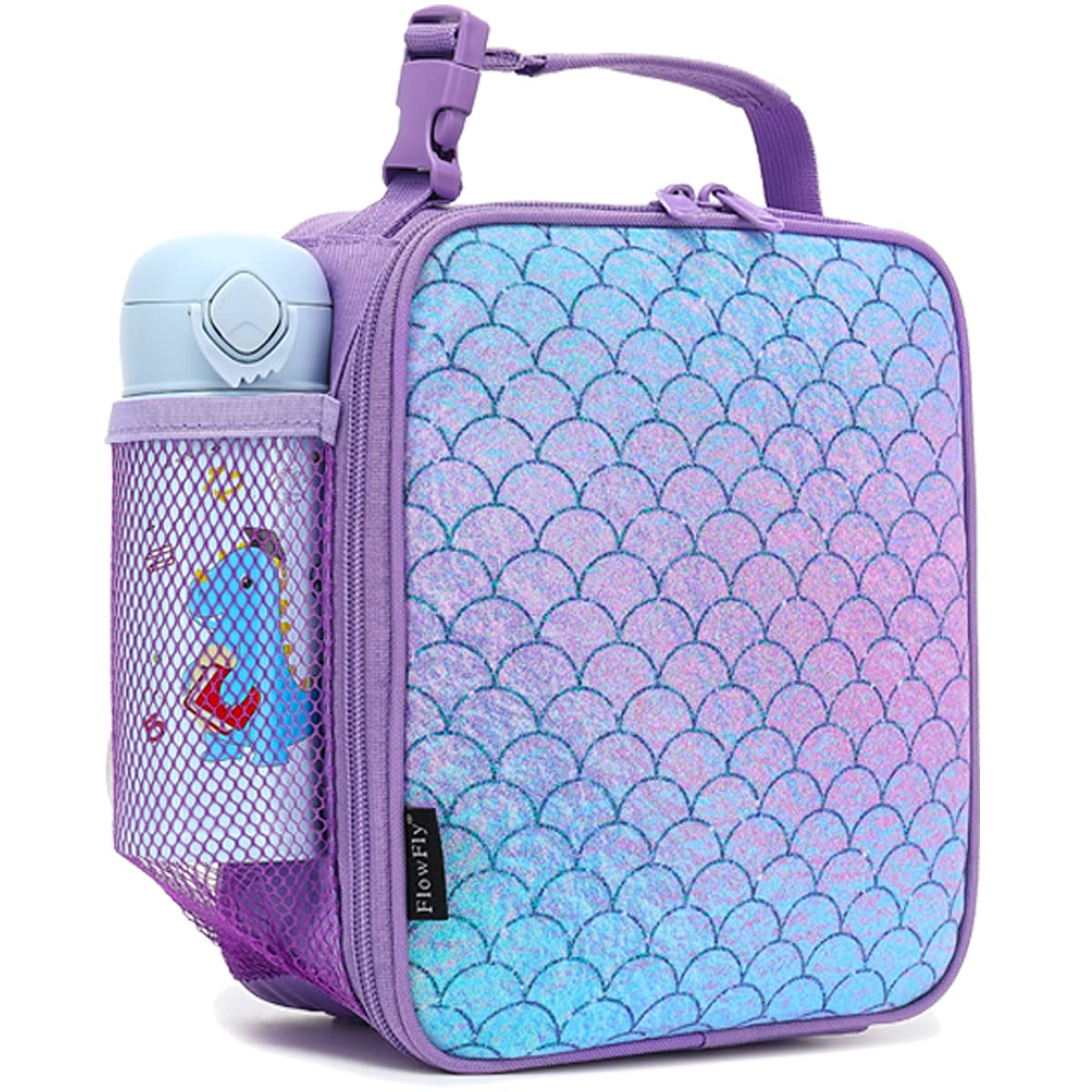 Foto 8 pulgar | Lonchera Flowfly Kids, Bolsa Blanda Aislante Digital Camo - Venta Internacional.