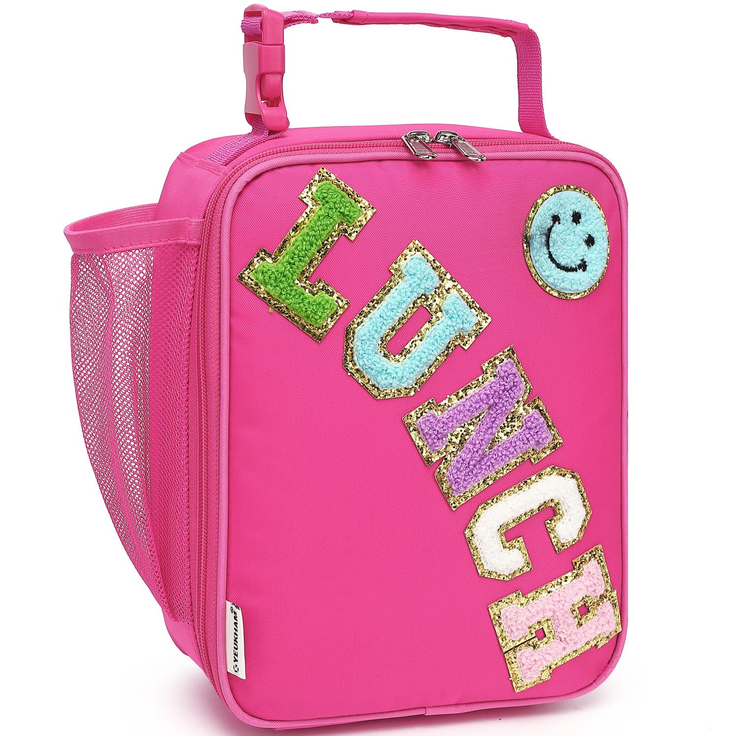 Fiambrera Flowfly, Bolsa Blanda Aislante, Minienfriadora, Color Rojo Rosa - Venta Internacional.