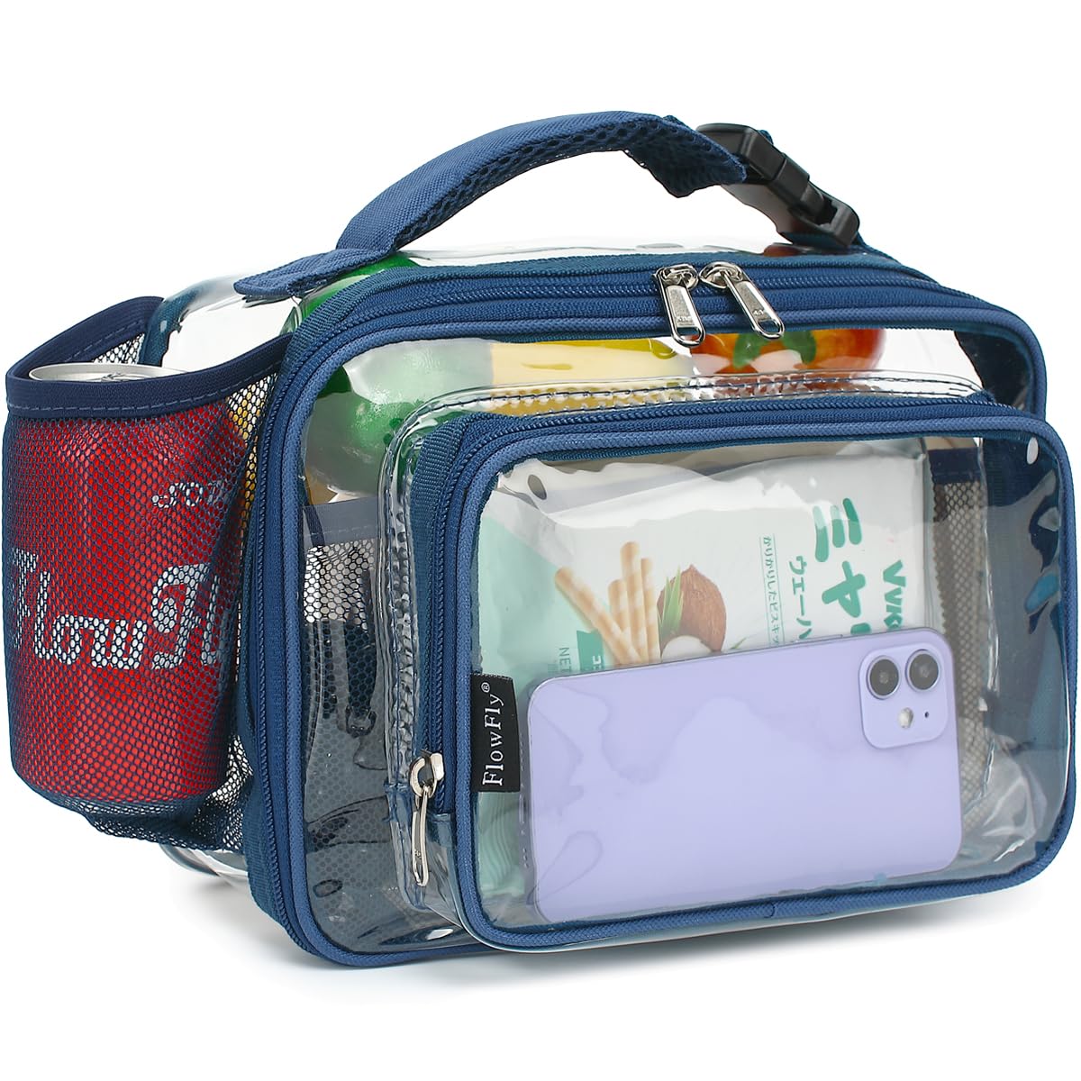 Foto 1 | Lonchera Flowfly Kids Clear #cyan Con Aislamiento Térmico Para Niños De Más De 3 Años - Venta Internacional.
