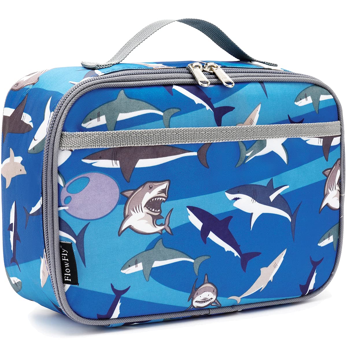 Foto 1 | Lonchera Flowfly Kids, Bolsa Blanda Aislante Mini Cooler Shark - Venta Internacional.