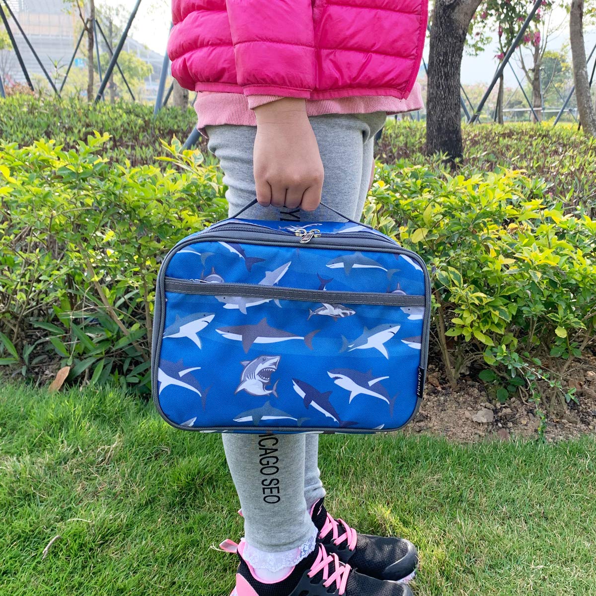 Foto 7 pulgar | Lonchera Flowfly Kids, Bolsa Blanda Aislante Mini Cooler Shark - Venta Internacional.