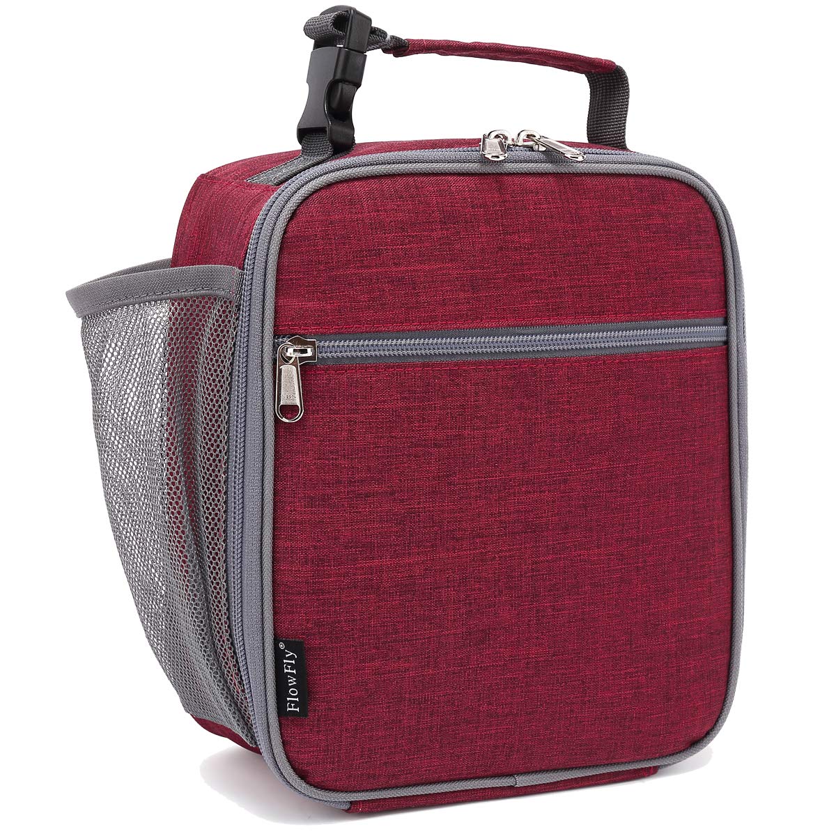 Lonchera Flowfly Kids, Bolsa Blanda Aislante Para Niños, Roja Para Más De 3 Años - Venta Internacional.