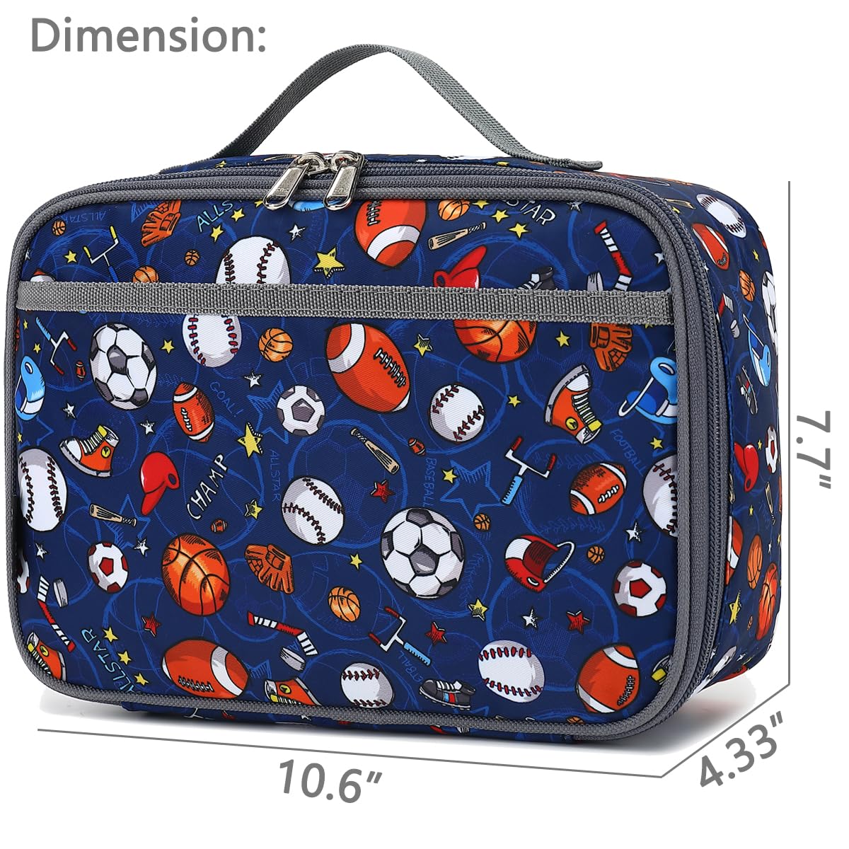 Foto 4 pulgar | Fiambrera Flowfly Kids, Bolsa Blanda Aislante, Minienfriadora Térmica Para El Regreso A La Escuela,  - Venta Interna