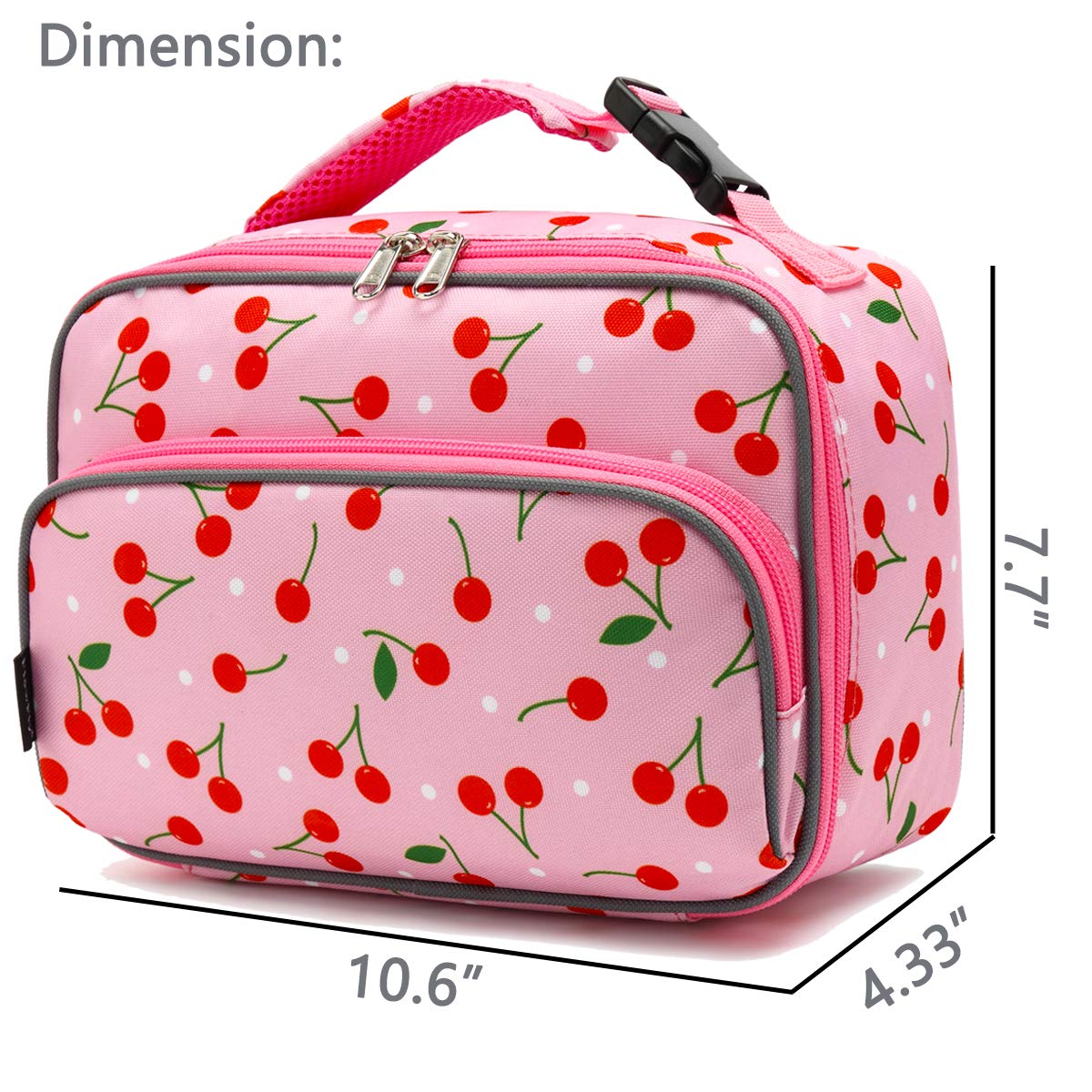 Foto 4 pulgar | Lonchera Flowfly Kids, Suave Y Aislante, Color Cereza, Para Más De 3 Años - Venta Internacional.