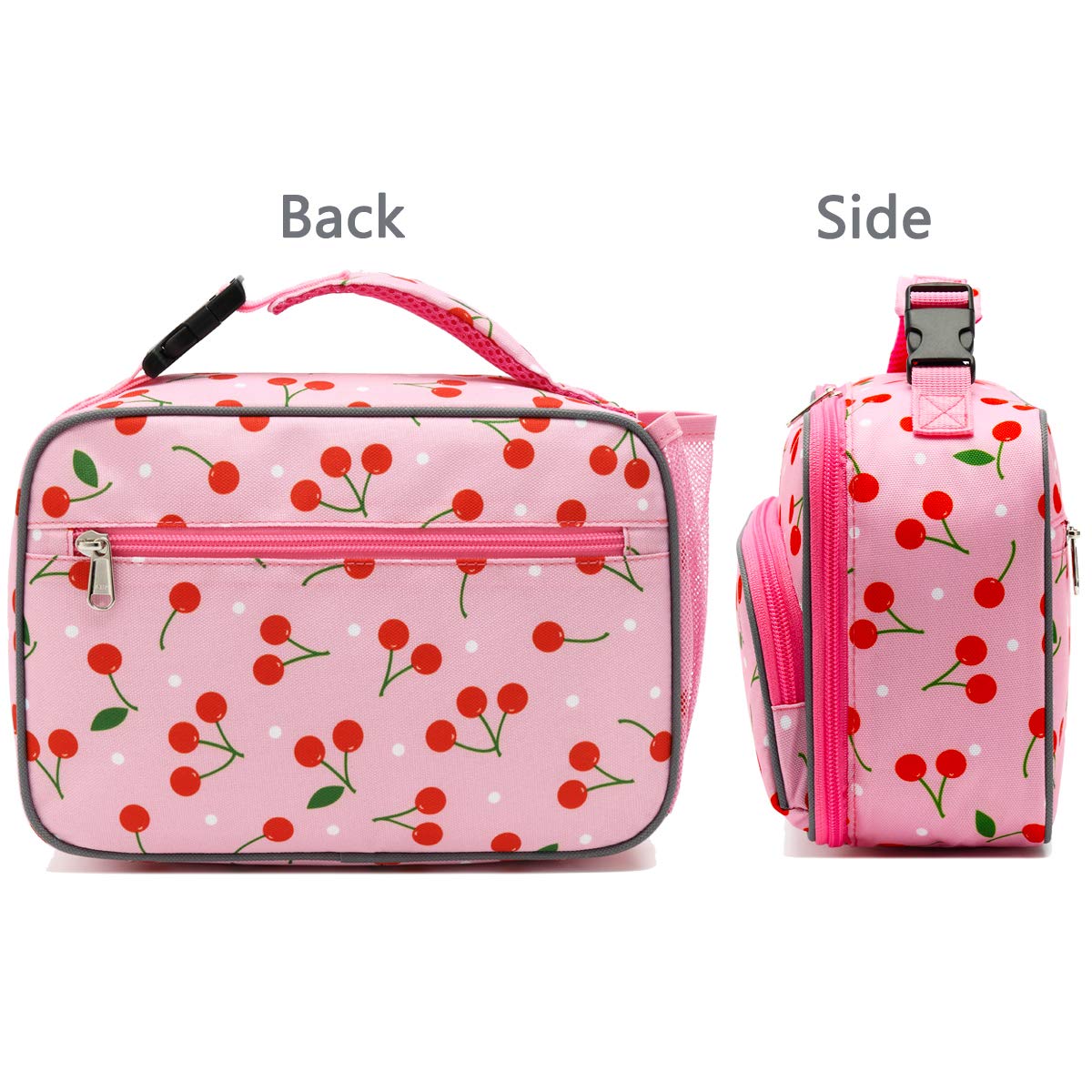 Foto 4 | Lonchera Flowfly Kids, Suave Y Aislante, Color Cereza, Para Más De 3 Años - Venta Internacional.