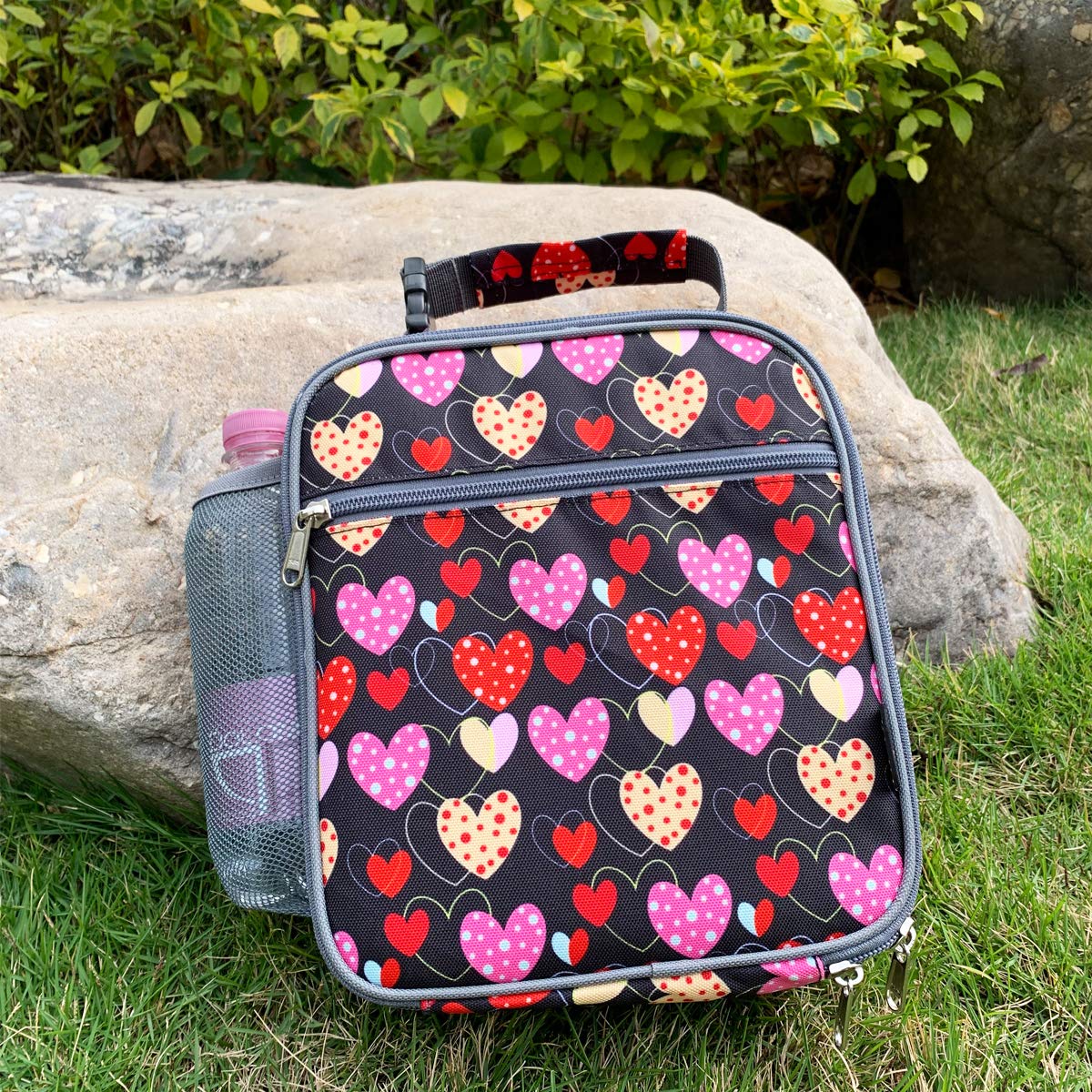 Foto 6 pulgar | Fiambrera Flowfly Kids, Bolsa Blanda Aislante, Con Forma De Corazón - Venta Internacional.