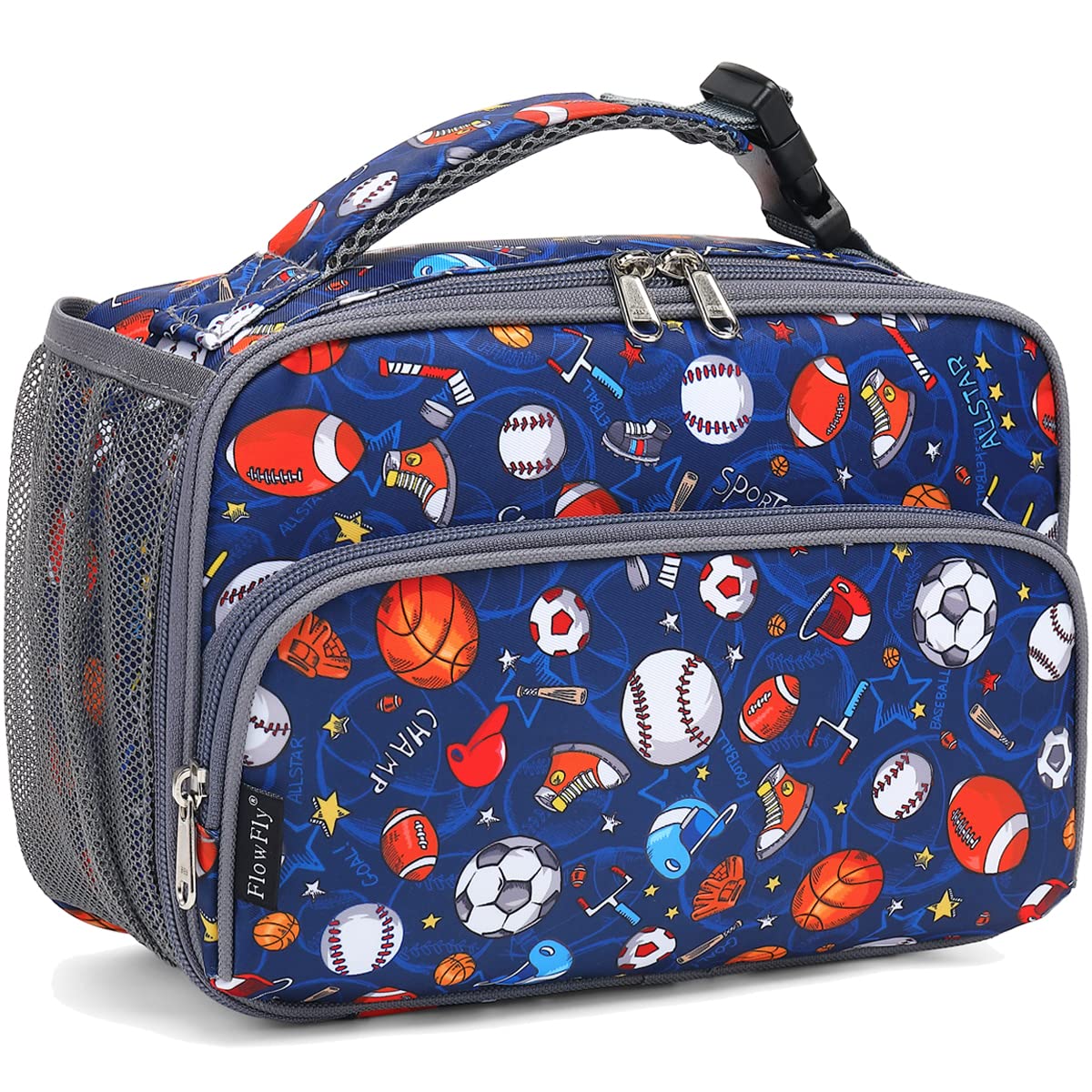 Foto 1 | Lonchera Flowfly Kids Con Aislamiento Térmico Para El Regreso A Clases, Rugby - Venta Internacional.