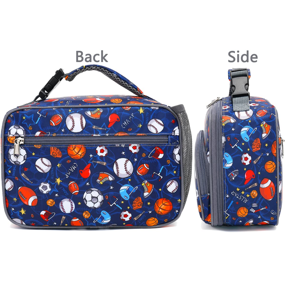 Foto 5 | Lonchera Flowfly Kids Con Aislamiento Térmico Para El Regreso A Clases, Rugby - Venta Internacional.