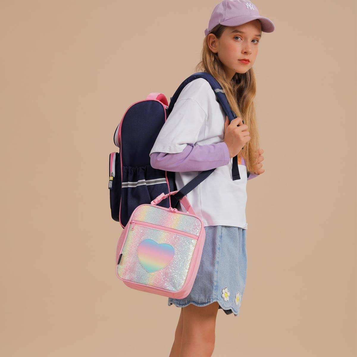 Foto 7 pulgar | Lonchera Flowfly Kids, Bolsa Blanda Aislante Para La Escuela - Venta Internacional.