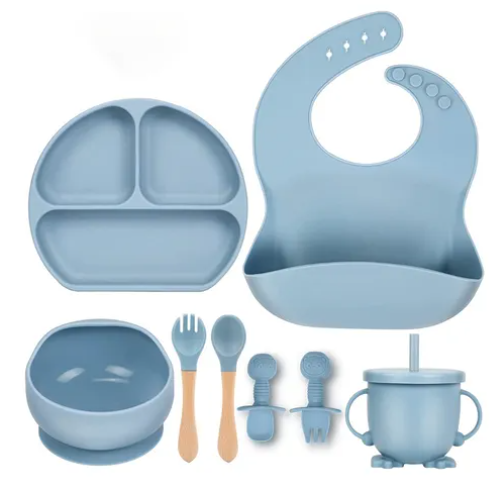 Set de Vajilla Silicona para Bebé