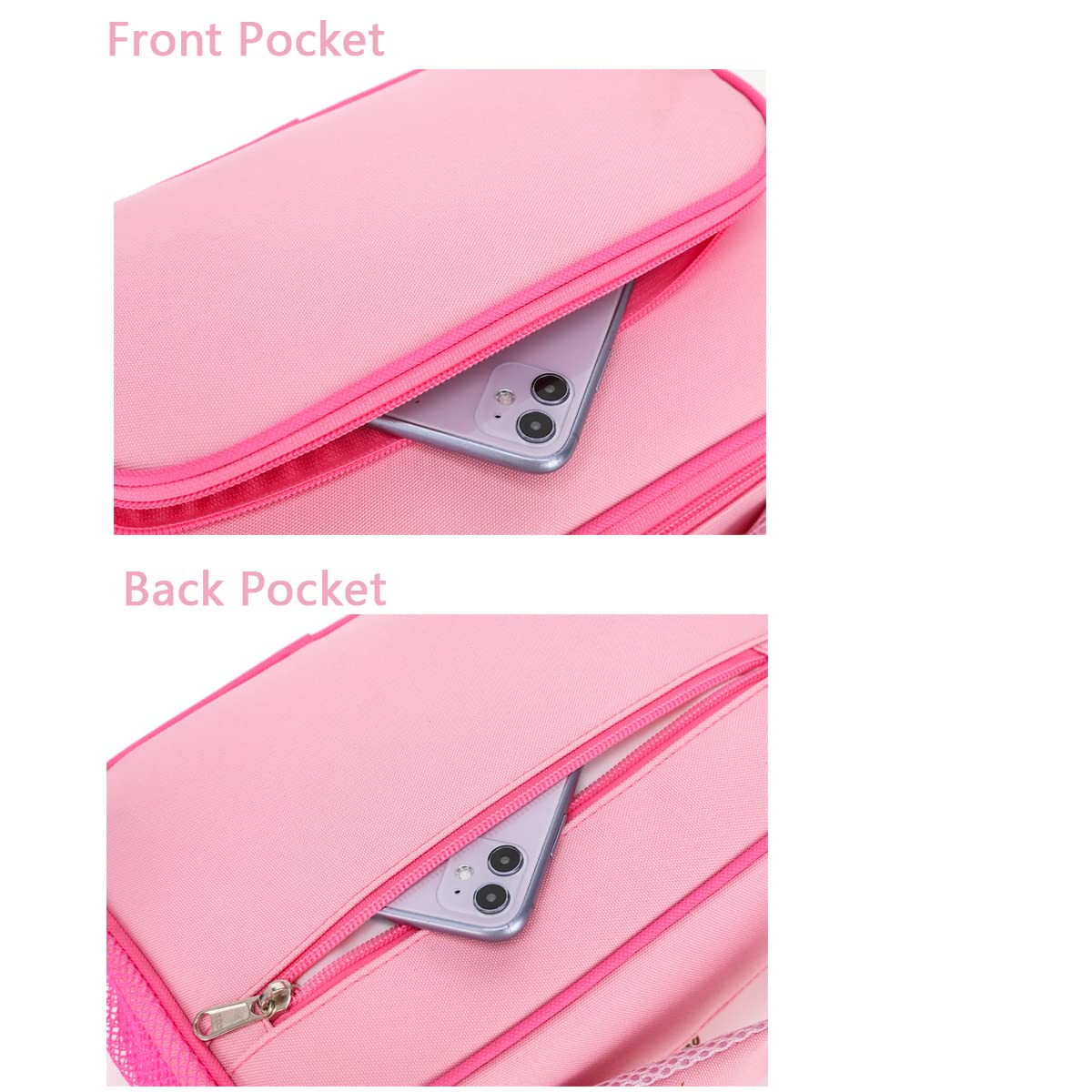 Foto 7 pulgar | Lunch Box Flowfly Kids, Bolsa Blanda Aislante Rosa Para Más De 3 Años - Venta Internacional.